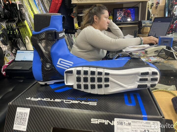 Лыжные ботинки Spine carrera skate
