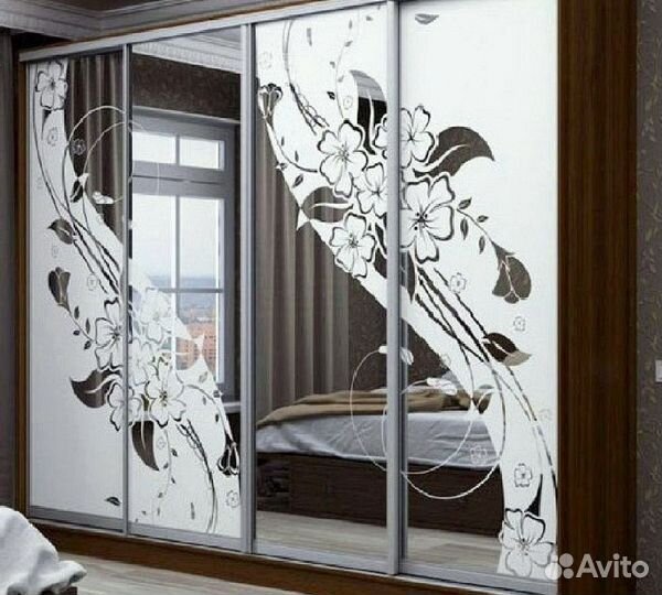 Двери купе для шкафа или гардеробной