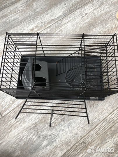 Клетка (переноска) для грызунов, наполнитель, корм