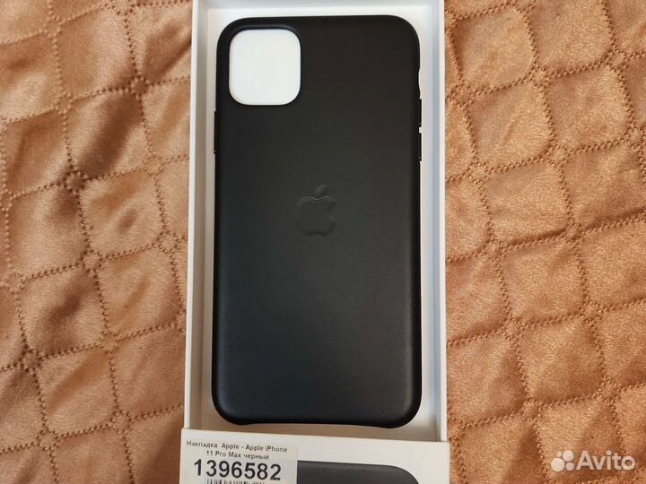 Оригинальный кожаный чехол iPhone 11 pro max