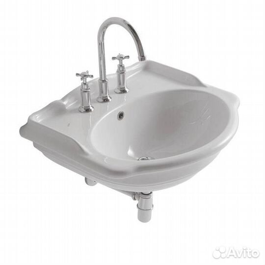 Globo Paestum Раковина 62x52 см, 1 отв., цвет: бел