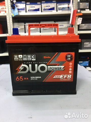 Аккумулятор 65ач Актех EFB D23L азия