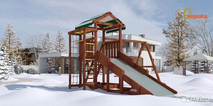 Детская игровая площадка с доставкой для улицы