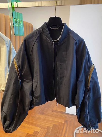 Бомбер rick owens type oversize