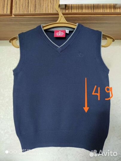 Жилеты школьные для мальчика, р.140-164