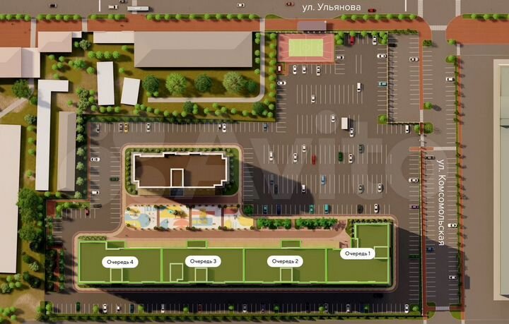 3-к. квартира, 80,2 м², 9/9 эт.