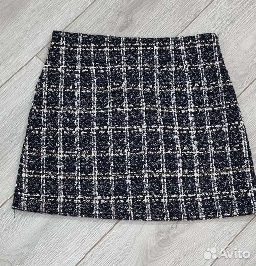 Мини юбка в клетку