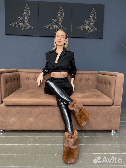 Угги норковые