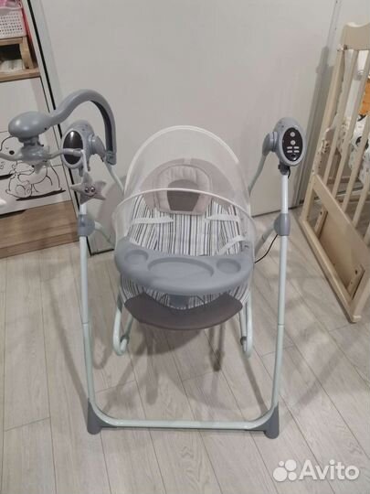 Детские электронные качели для новорожденных