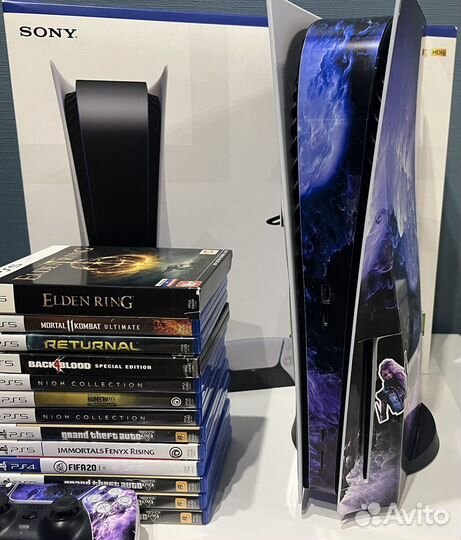 Sony playstation 5 с дисководом RU/A кастомная