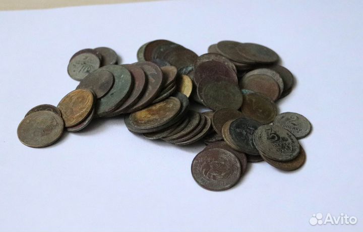 Монеты 1924-1940, 1940-1961, 134 шт