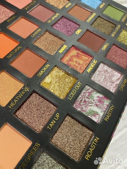 Палитра теней 40 цветов большая палетка теней