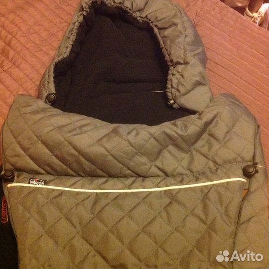 Тёплый Конверт.90см в коляску новый chicco до -25