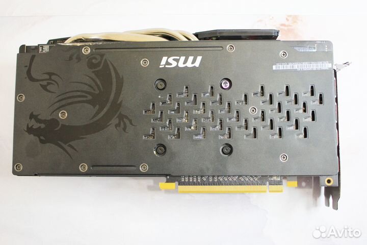 Видеокарта 4 GB Gigabyte RX 580 MSI gaming X 4G