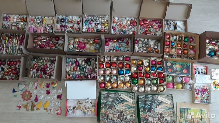 Елочные новогодние игрушки СССР