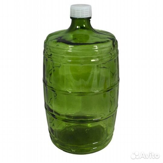 Бутыль банка стеклянная 10 л казацкий