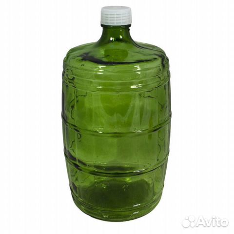 Бутыль банка стеклянная 10 л казацкий