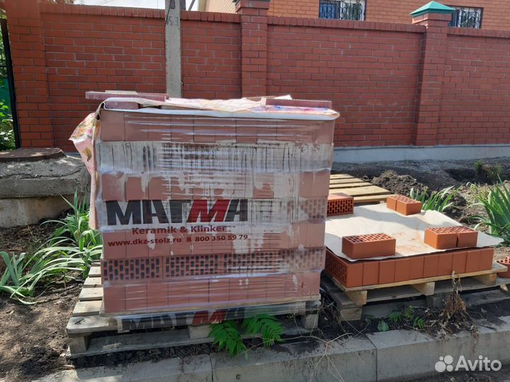 Кирпич красный облицовочный