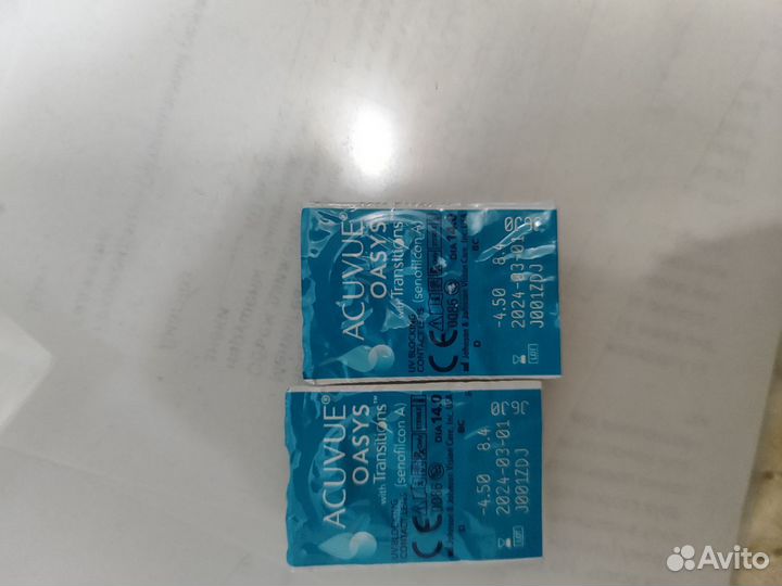 Линзы контактные acuvue oasys transitions -4. 5