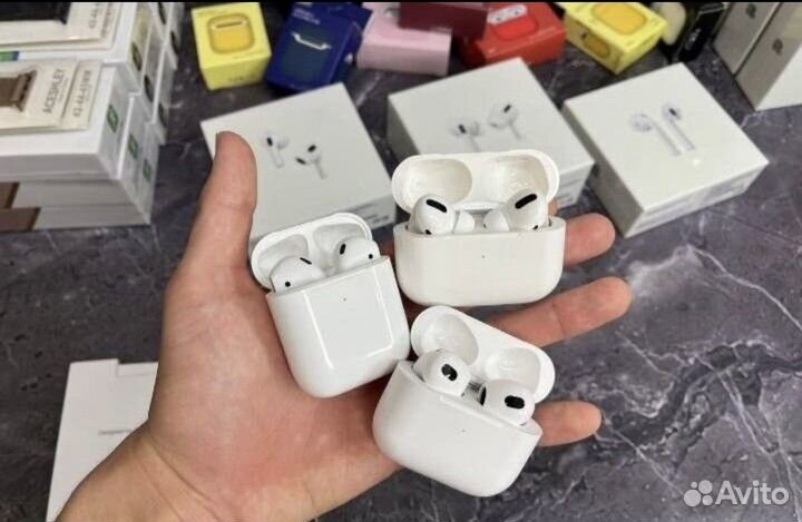 AirPods 2/3/Pro/Pro 2 + Оригинал чип + чехол