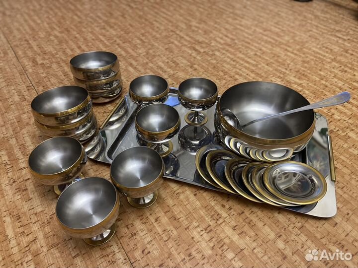 Барон - комплект стальной С золотым декором