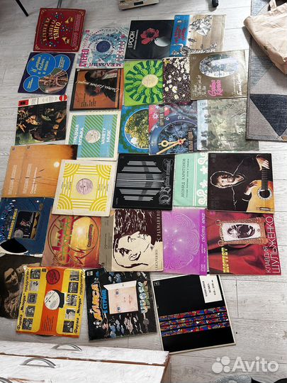 Виниловые пластинки СССР много