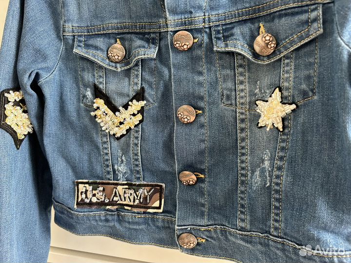 Куртка джинсовая для девочки 6 лет