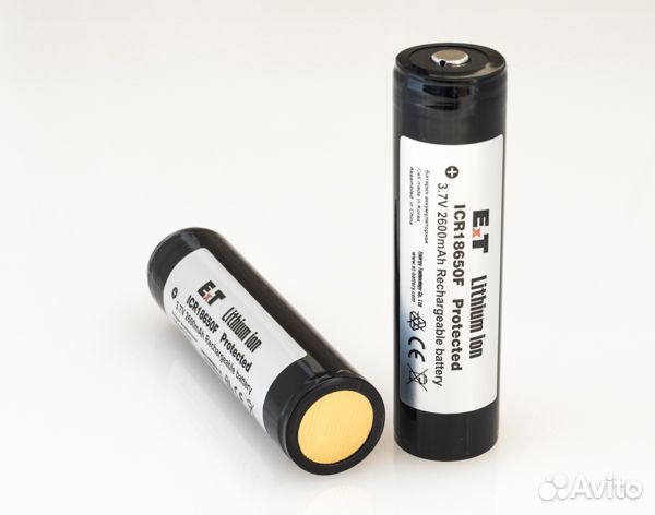 Аккумулятор ET ICR18650F Protected (2600мАч )