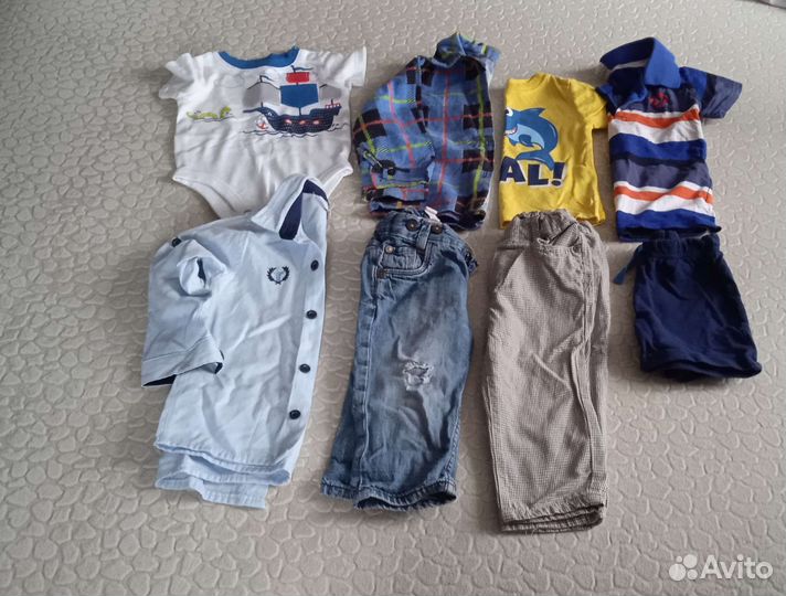 Вещи пакетом на мальчика от 6-12 мес