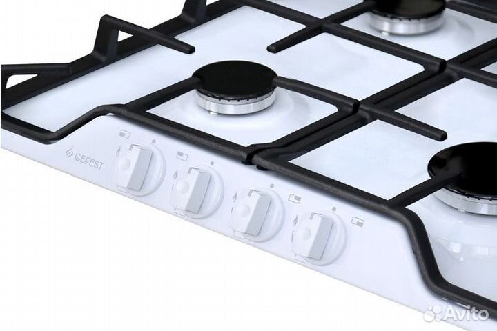 Газ. панель варочная gefest пвг 1212, белый
