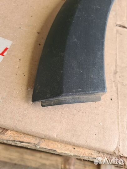 Накладка на бампер Renault Sandero 2011