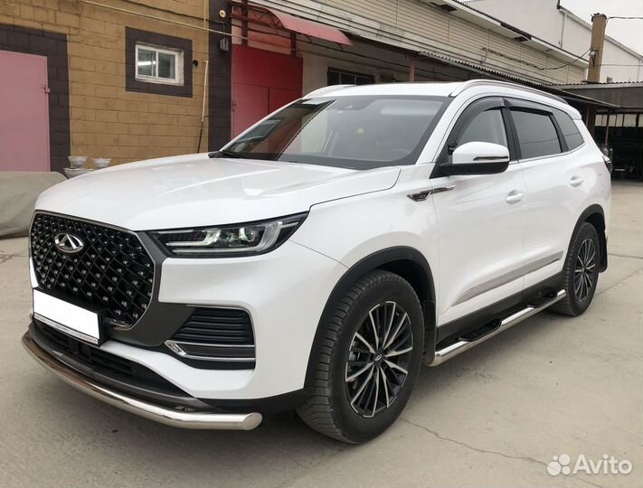 Chery Tiggo 8 Pro Max 2022 Порог труба с проступью