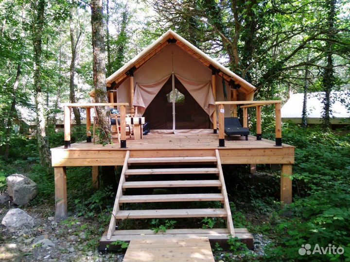 Сафари-палатка для глэмпинга 4x4 м