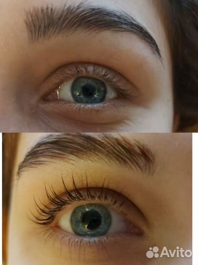 Ламинирование ресниц и бровей