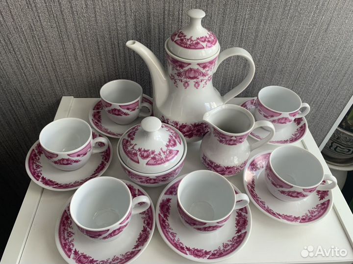 Сервиз кофейный Kahla гдр 1960-70гг Винтаж