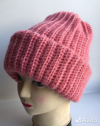 Шапка вязаная, ручная работа