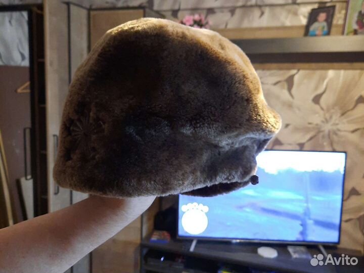 Зимняя шапка бини