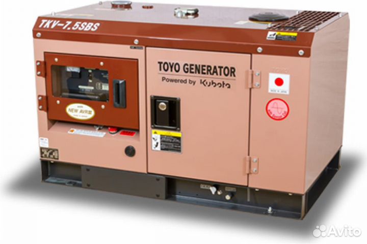 Дизельный генератор Toyo TKV-7.5SBS