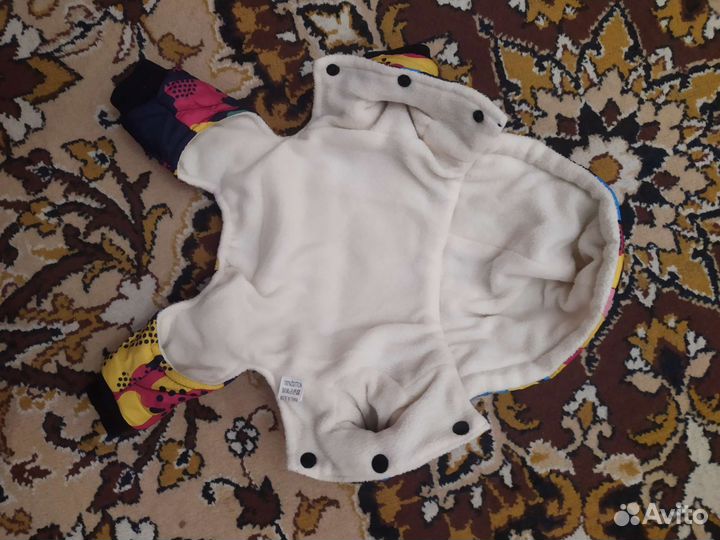 Теплый зимний комбинезон для собак, размер S