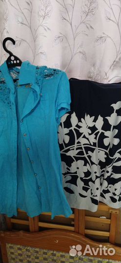 Много женской одежды, 3 пакета. Цена за все, 48-52