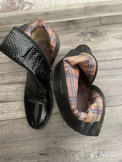 Полусапожки женские 41 размер лаковые