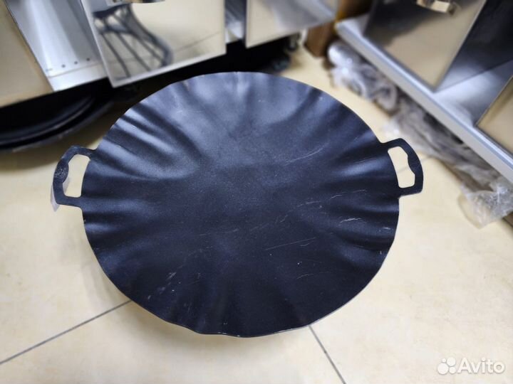 Сковорода Садж вороненый 45см