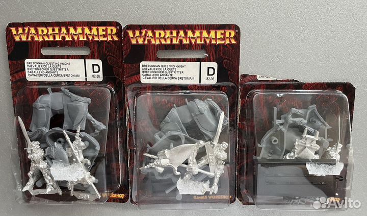 Warhammer Bretonnian Questing Knights Blister