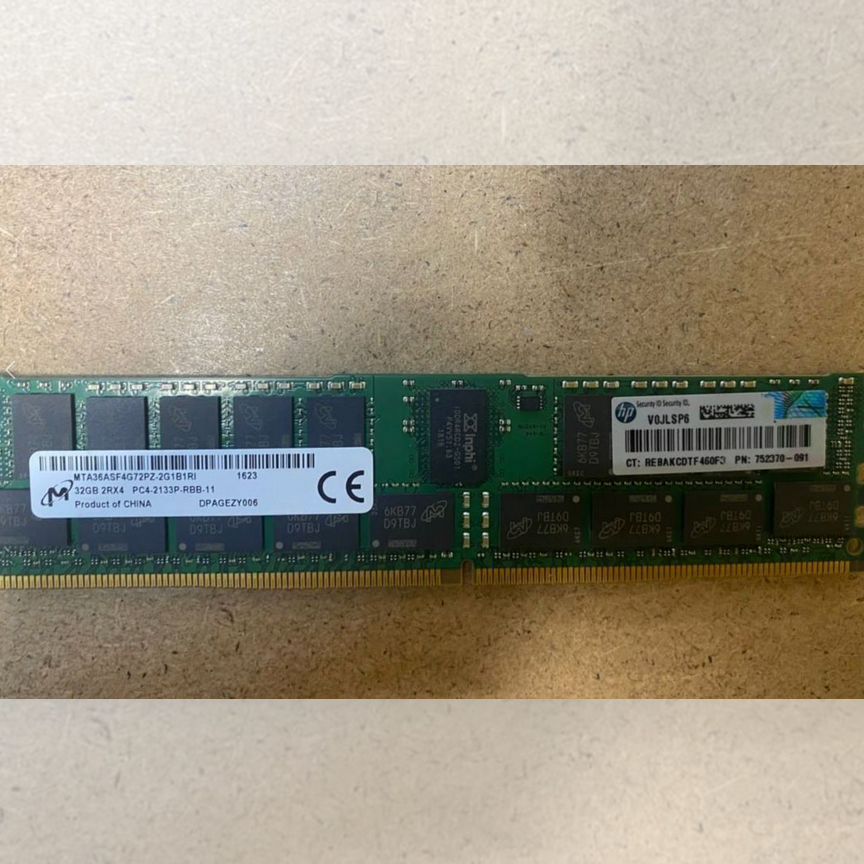 [MTA36ASF4G72PZ-2G1] Pc4-2133p-R 32gb Micron (Hpe) Mta36asf4g72pz-2g1