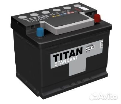 Аккумулятор 66 Ач Titan Standart 600А