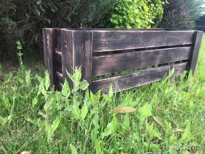 Кашпо для цветов из дерева