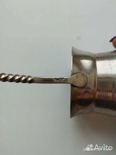 Турка для кофе мельхиор СССР