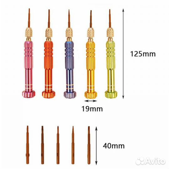 Отвертка 5 в 1 iPhone планшета