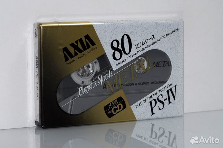 Аудиокассета axia PS-IV 80 japan market (6951)