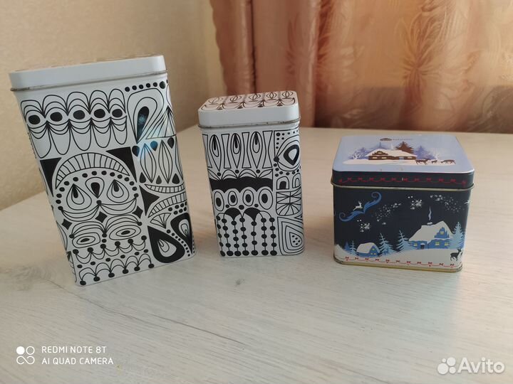 Жестяные банки для хранения IKEA